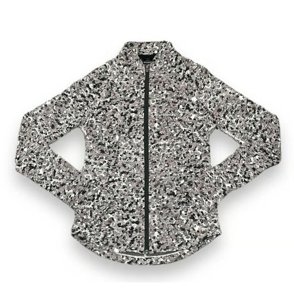 Athleta Salutation Textured Jacket Womens M Black/Gray‎ Polyester/Nylon - Picture 2 of 9